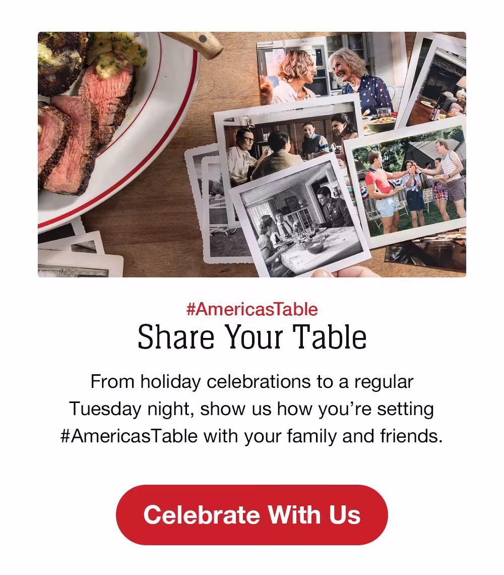 #AmericasTable | Share Your Table | From holiday celebrations to a regular Tuesday night, show us how you're setting #AmericasTable with your family and friends. || Celebrate With Us