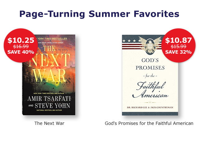 Page Turning Summer Favorites | The Next Way, God's Promise for the Faithful American, and More!