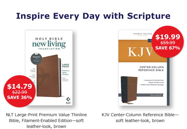 Inspire Every Day with Scripture | KJV, NLT, and more!