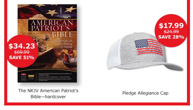Patriotic decor, books, Bibles and more!