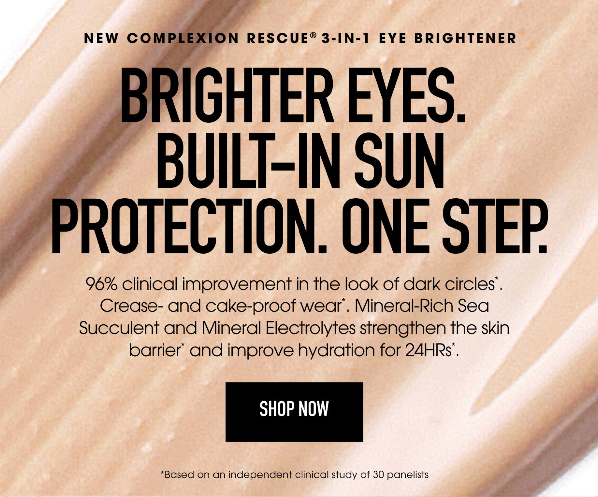 New complexion rescue 3-in-1 eye brightener