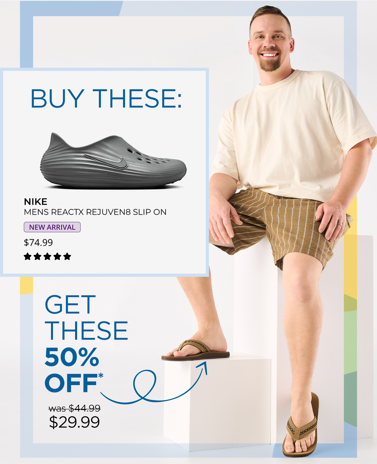 Buy These: Men's Nike Reactx Rejuven8 Slip On | Get These 50% Off