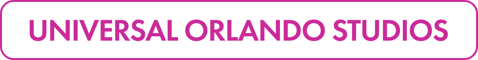  Rectangular banner graphic featuring the text "UNIVERSAL ORLANDO STUDIOS" in bold magenta letters. The words are centered within a white rounded rectangle. A magenta border outlines the entire banner, creating a clean and modern look. The simple design emphasizes the destination name for use in digital or print materials.