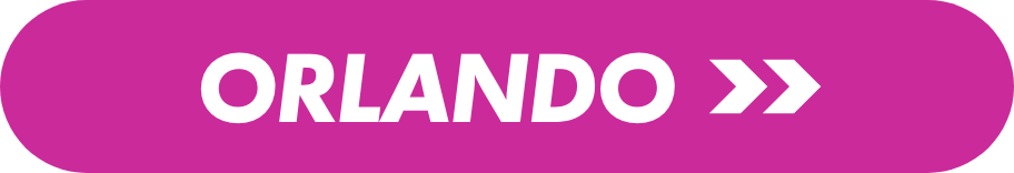Graphic of a rounded rectangular button in bright pink. The word "ORLANDO" appears in bold white uppercase letters at the center. Two white chevron arrows point to the right, suggesting forward movement or navigation. The design is simple and modern, suitable for web or app interface elements.
