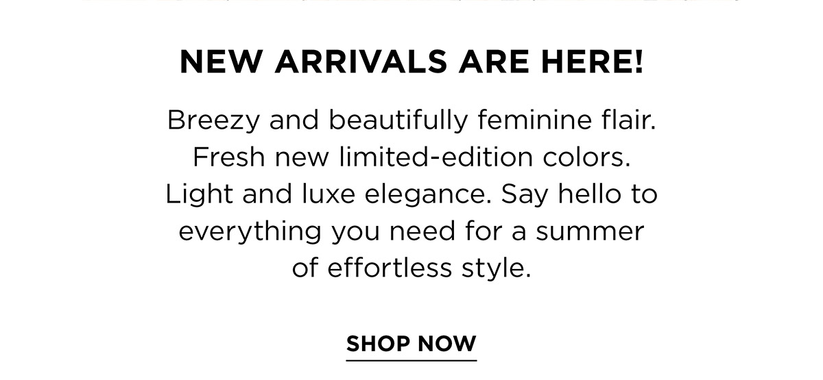 Shop New Arrivals