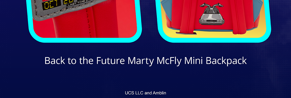 Back to the Future Marty McFly Cosplay Mini Backpack