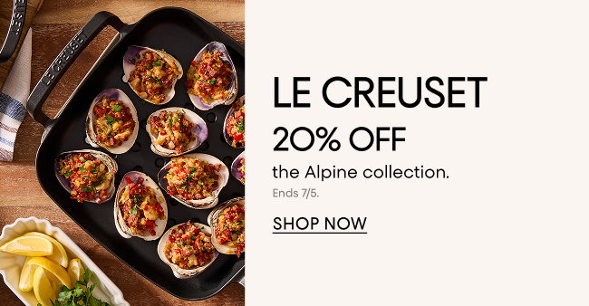 Le Creuset Alpine Collection on Sale