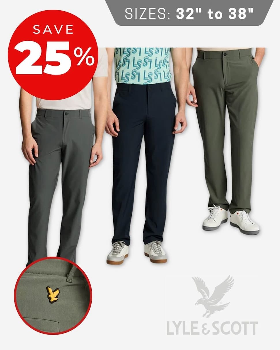 Lyle & Scott Mens 5 Pocket Golf Stylish Elegant Comfortable Trousers