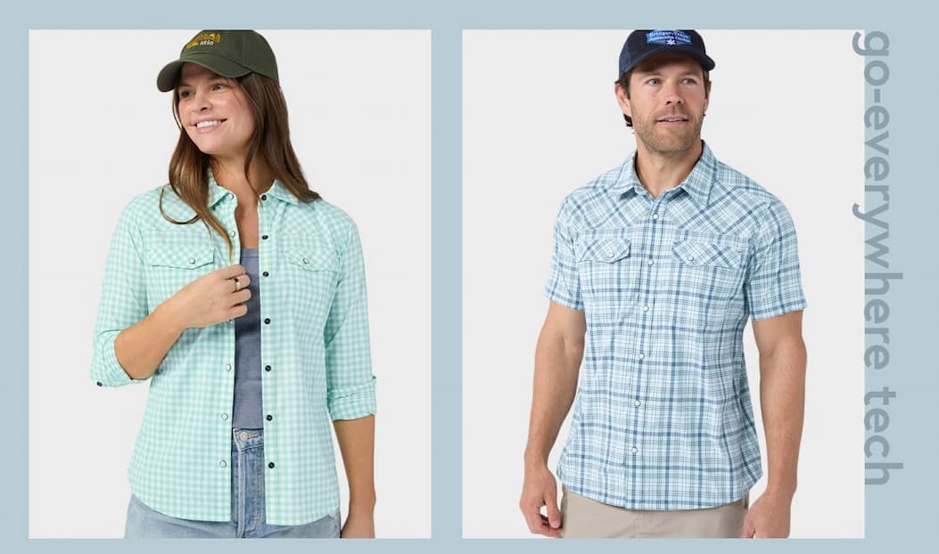 Women's Eddy Shirt LS and Men's Eddy Shirt SS