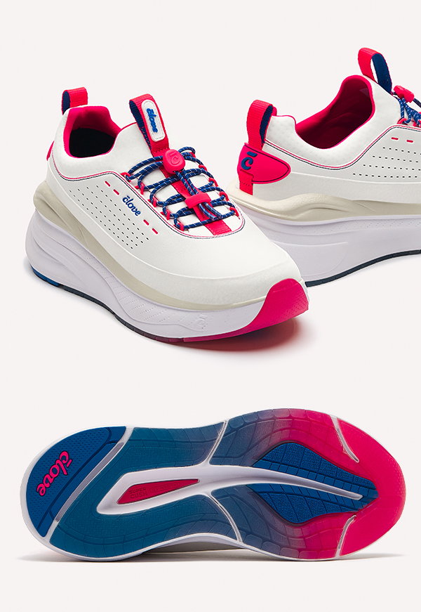 Forte 2 White / Electric Red / Blue