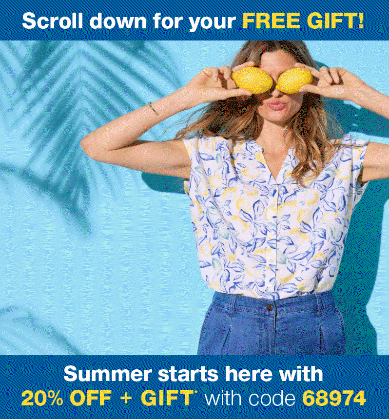 Shop new - 20% off & Free gift with code 68974