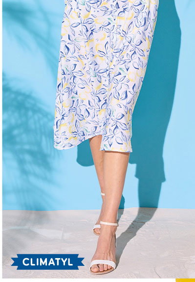 Lemon print skirt