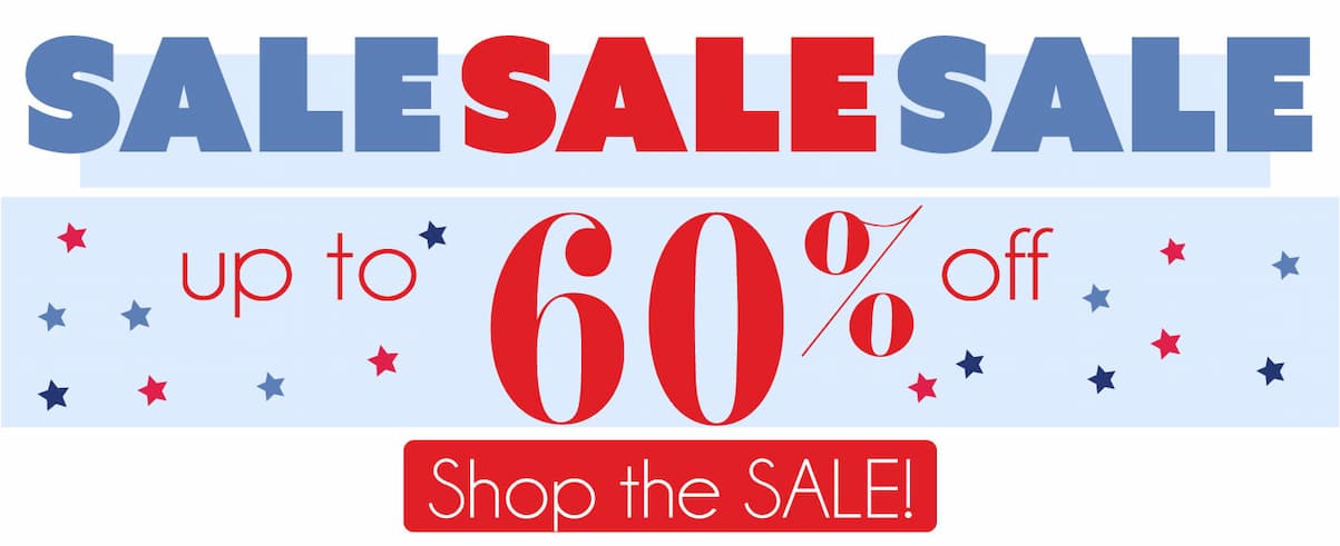 up to 60% off already reduced SALE items