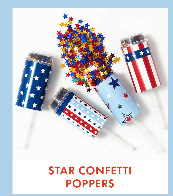 Star Confetti Poppers