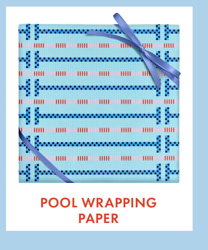 Pool Wrapping Paper