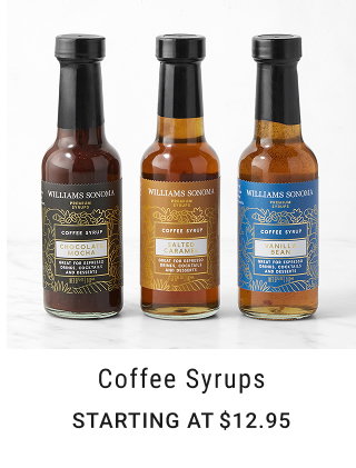 Coffee Syrups STARTING AT $12.95