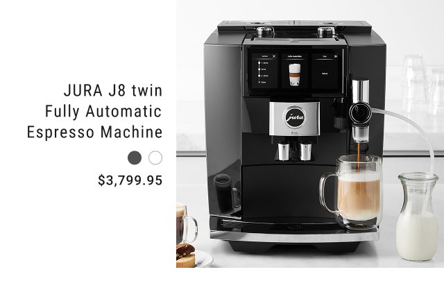JURA J8 twin Fully Automatic Espresso Machine $3,799.95