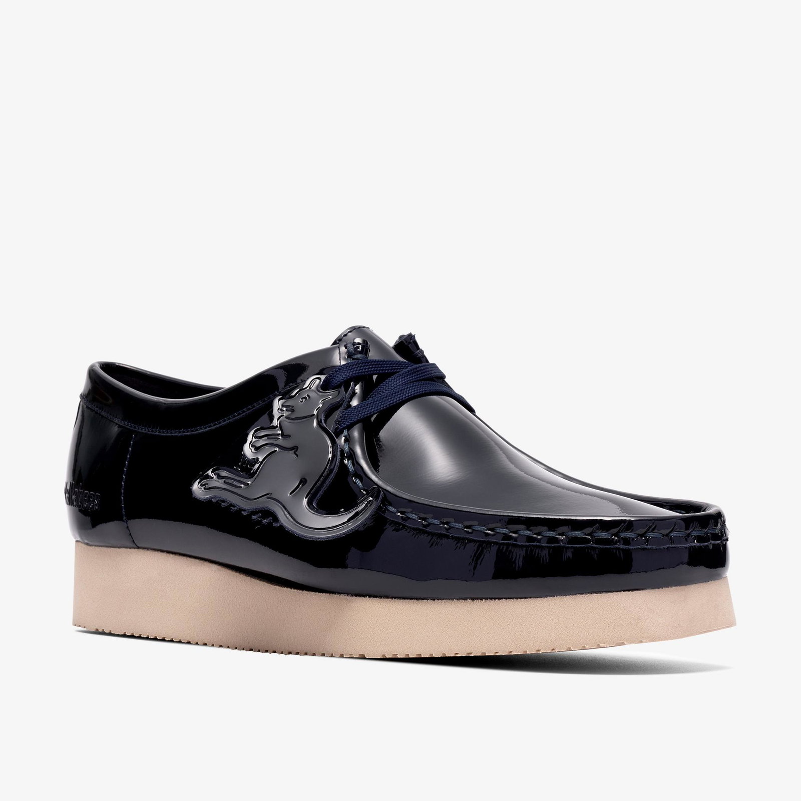 Shop Wallabee 2604 Navy Patent