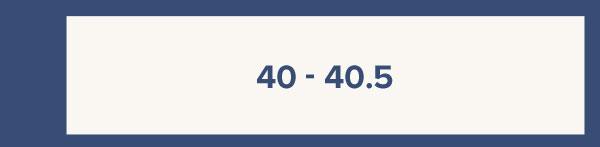40 - 40.5