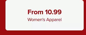 Shop Women's apparel from 10.99.