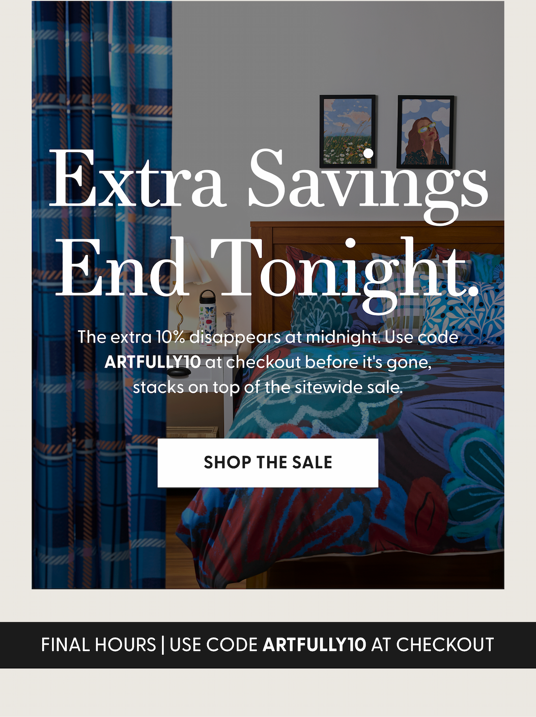 Extra Savings End Tonight.