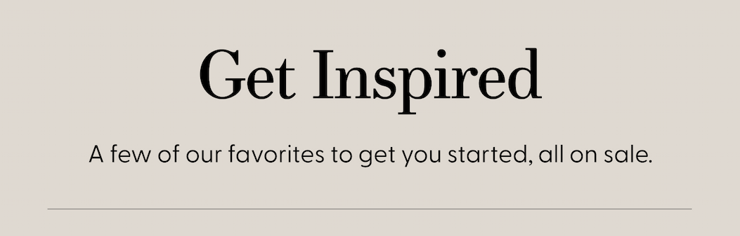 Get Inspired