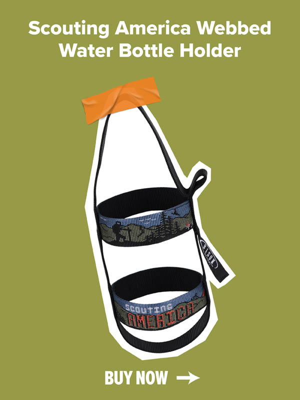 Scouting America Webbed Water Bottle Holder