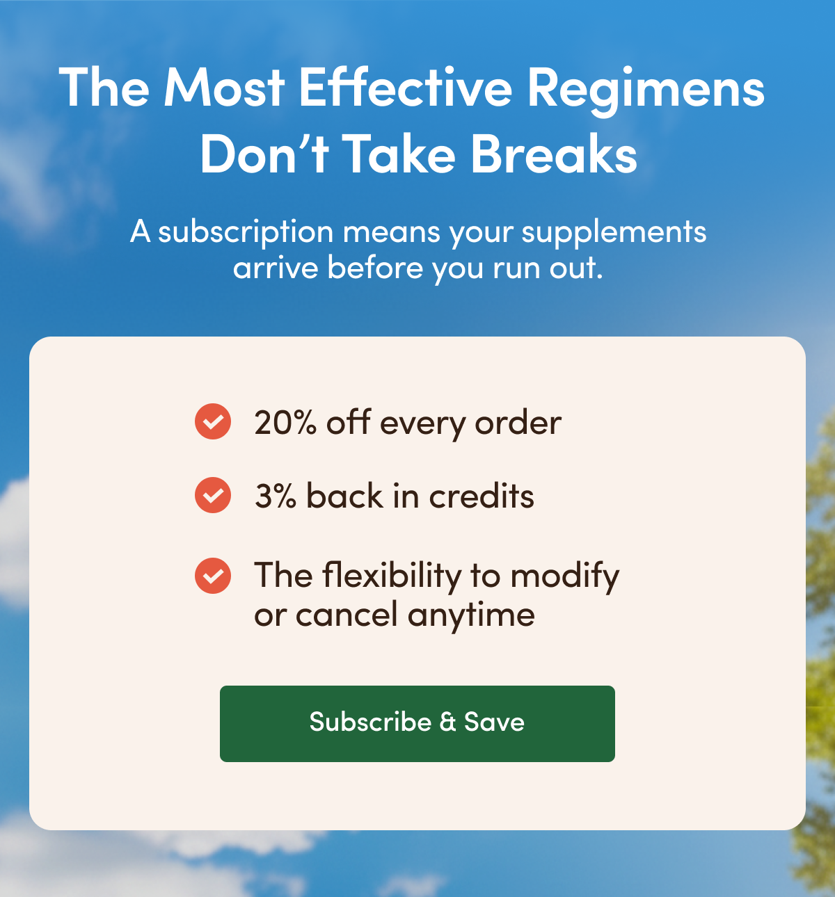 The Most Effective Regimens  Don’t Take Breaks