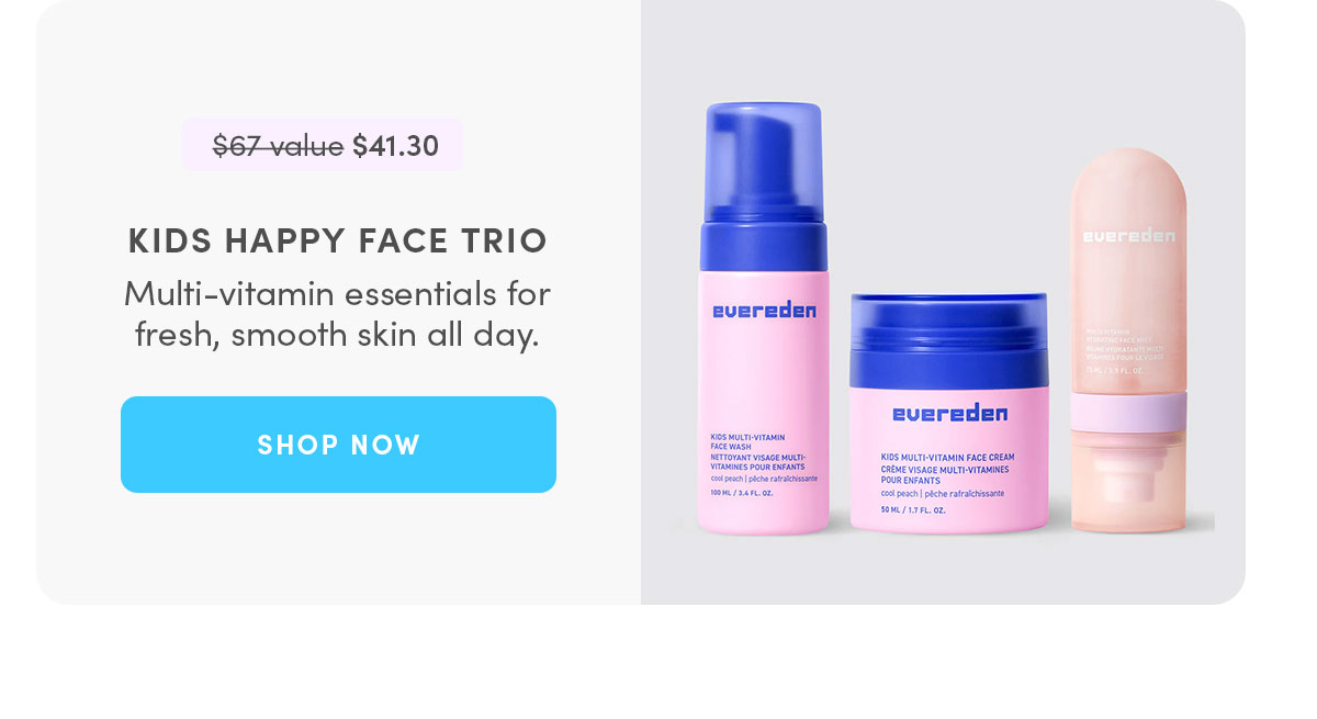 Kids happy Face Trio 