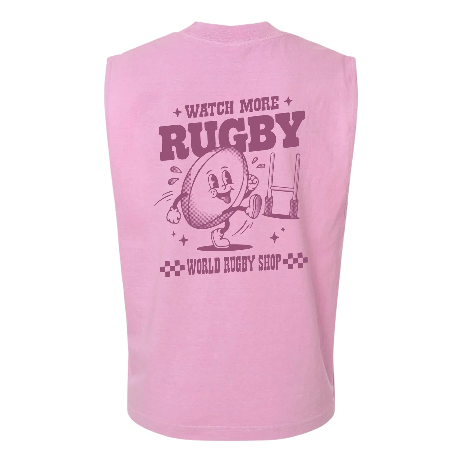Image of Watch More Rugby Retro Muscle Tee