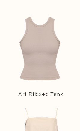Ari Ribbed Tank Top