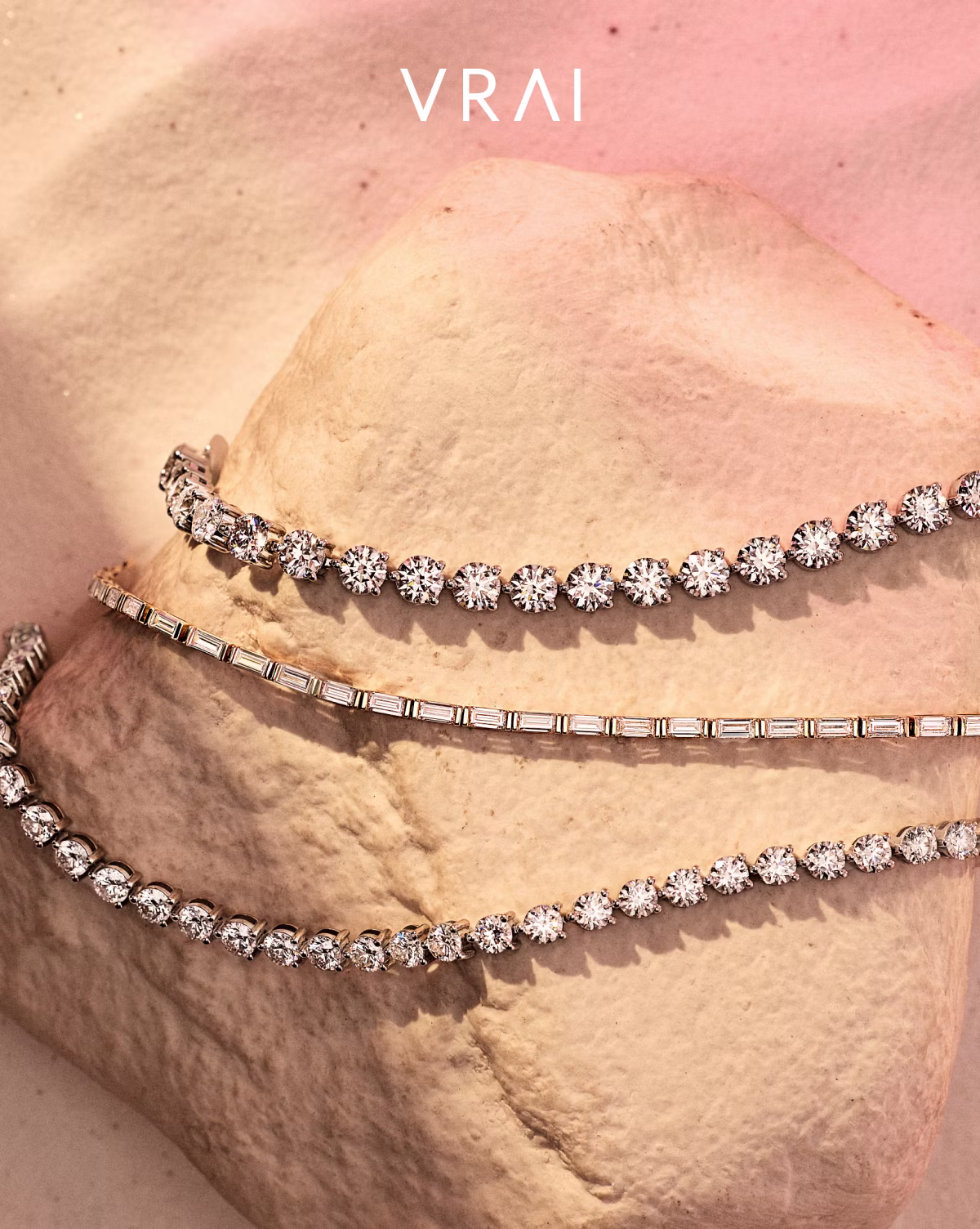 Discover fine jewelry with VRAI created diamonds that moves with you wherever you may go.