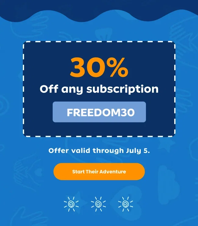 30% off any subscription FREEDOM30