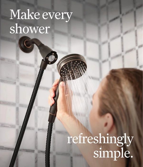 Make every shower refreshingly simple. Get up to 20% off the Engage Showerhead with Magnetix through July 8. Shop Now