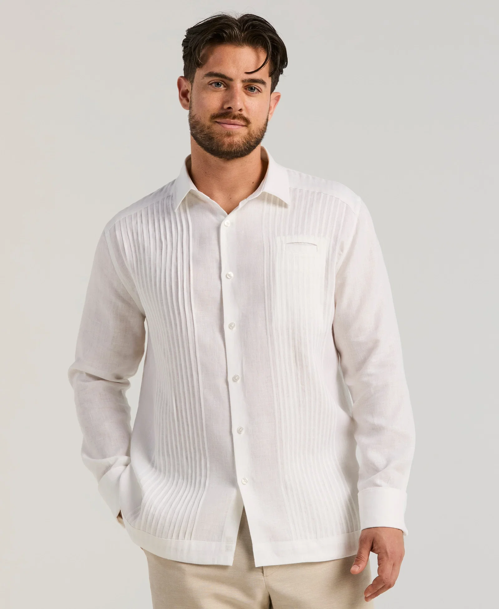 Image of Linen Presidente Guayabera