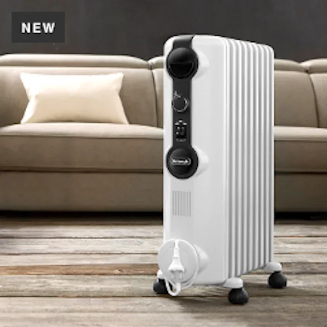 DeLonghi Radia S 9-Fin Oil Heater, 2000W