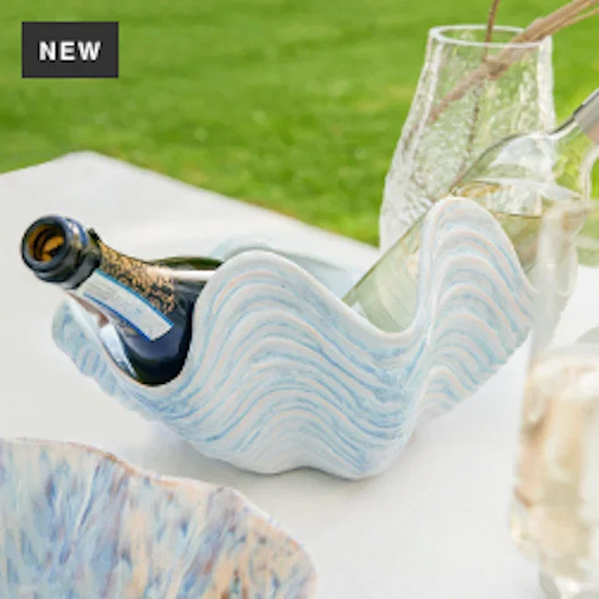 Humble & Mash Ceramic Shell Wine Holder