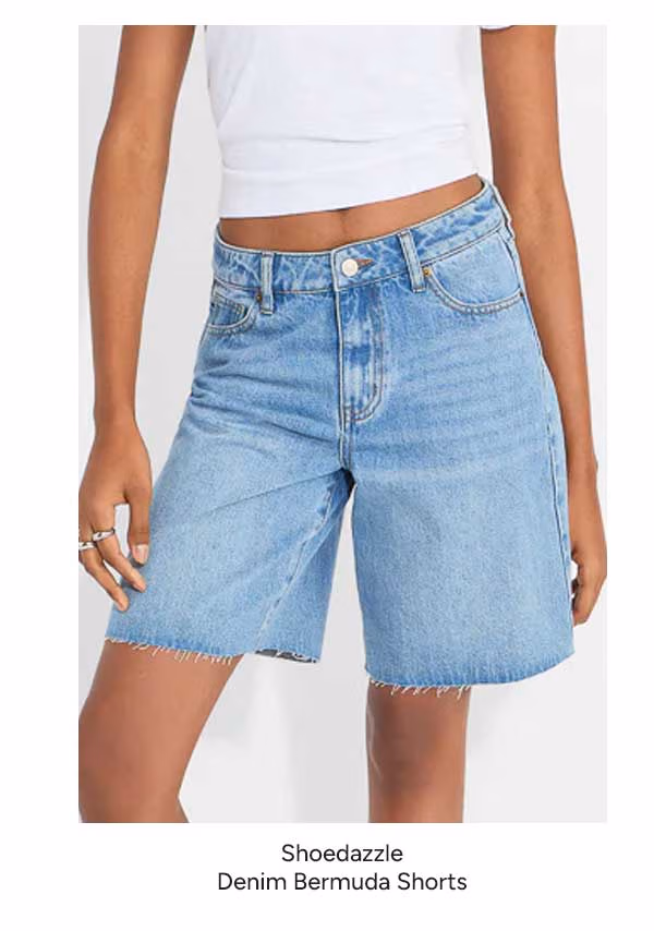 Denim Bermuda Shorts