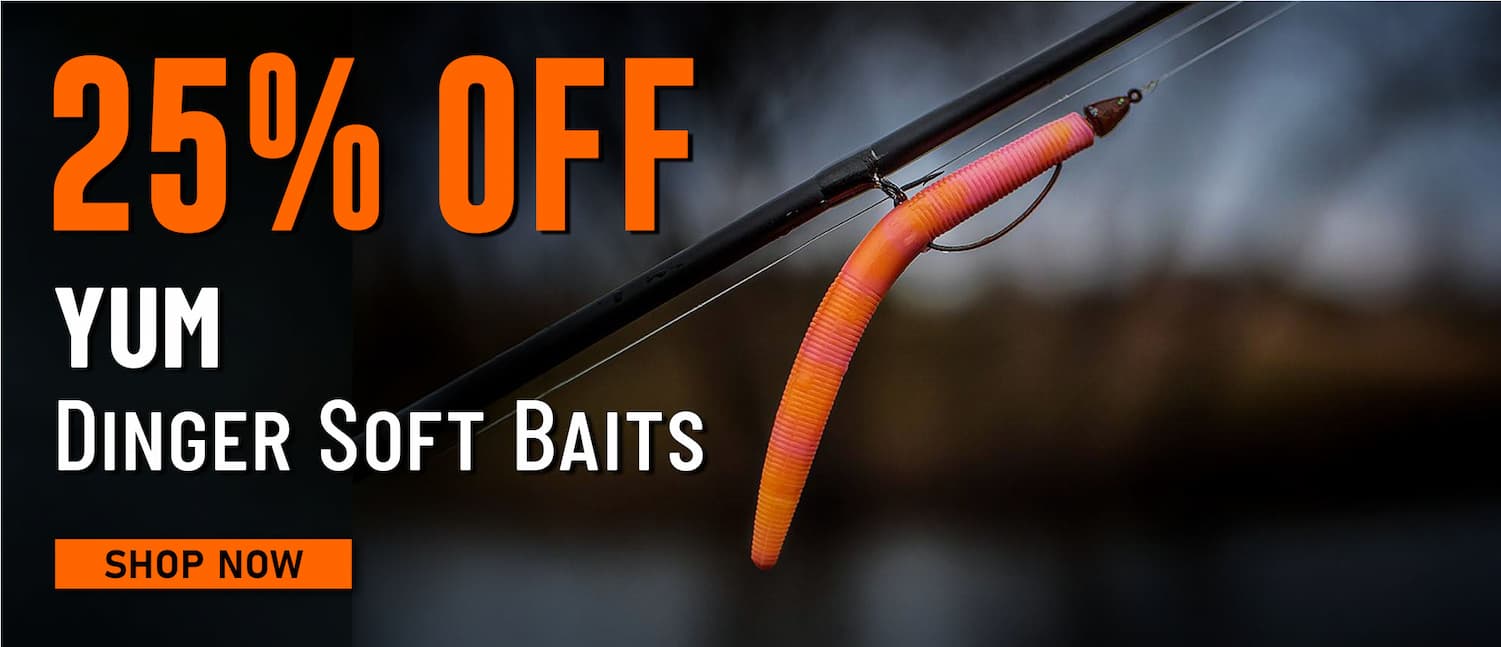 25% Off YUM Dinger Soft Baits Shop Now
