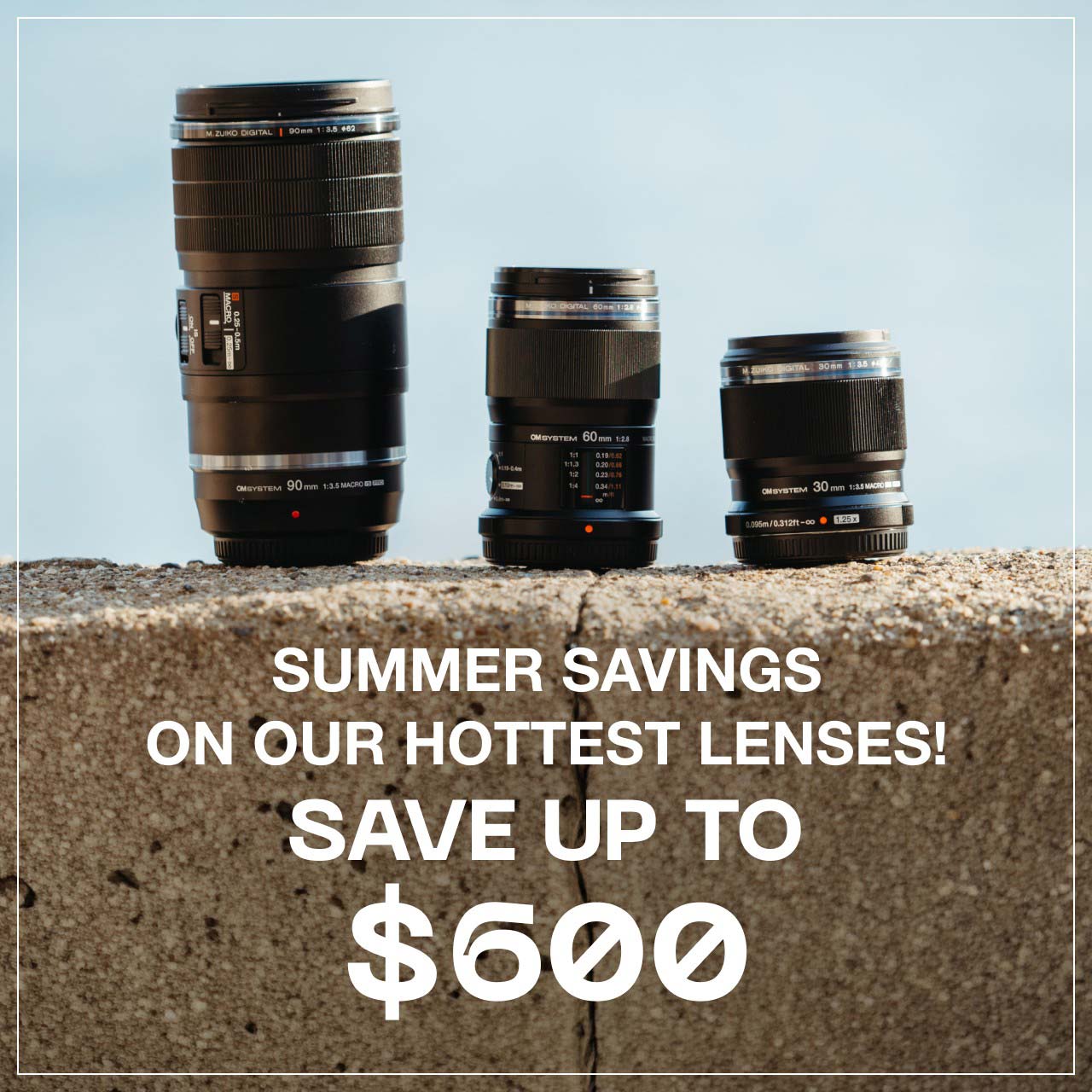 Save big on M.Zuiko telephoto lenses