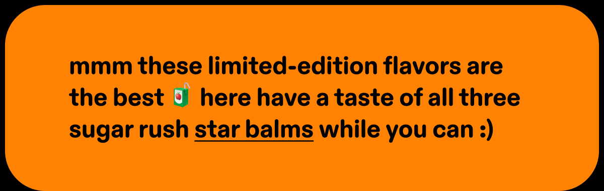 mmm these limited edition flavors are the best