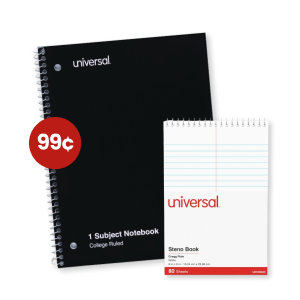 Notebooks, Pads, Filler Paper