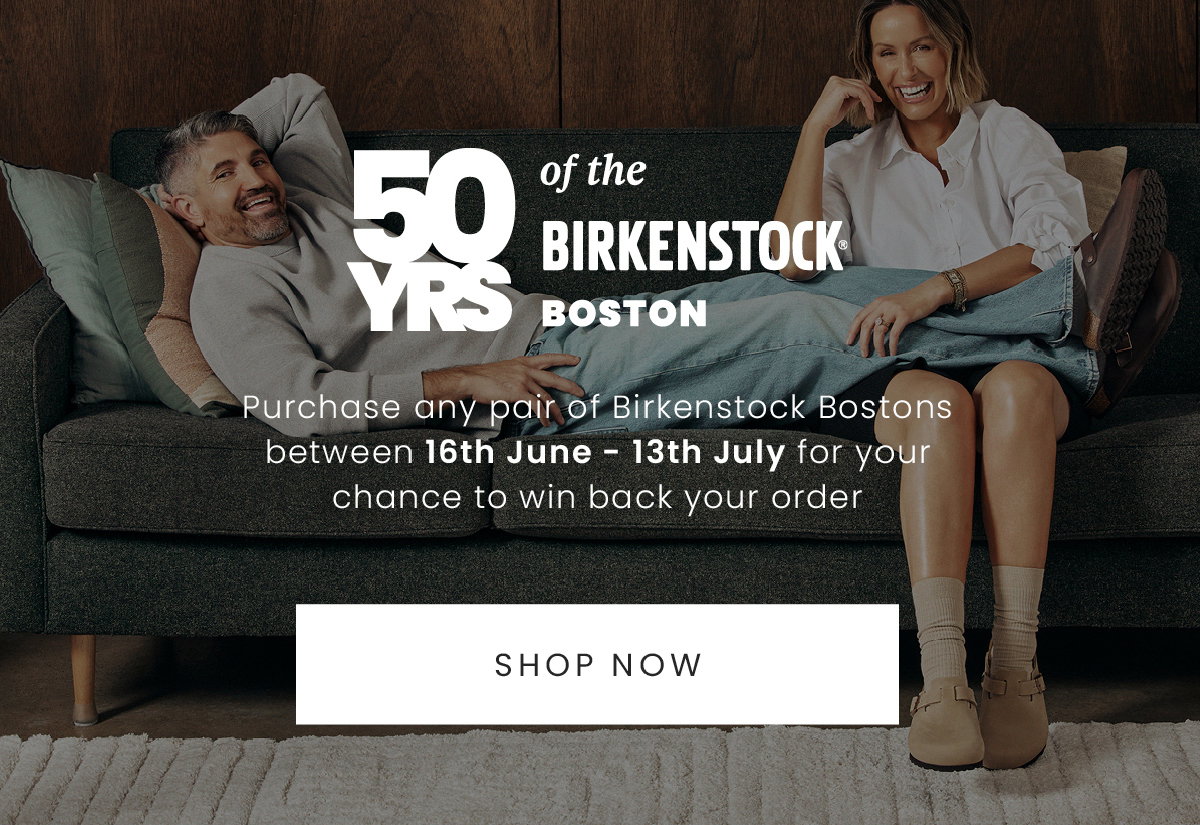 BIRKENSTOCK BOSTON 50 YEARS