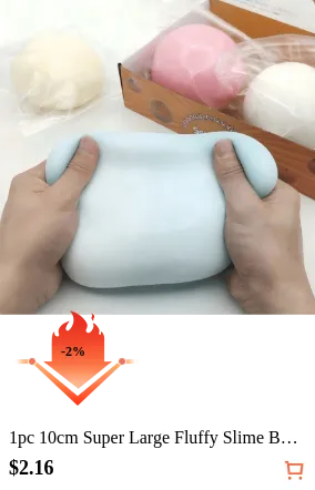 1pc 10cm Super Large Fluffy Slime...