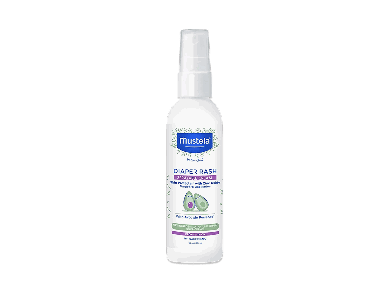 Diaper rash sprayable cream
