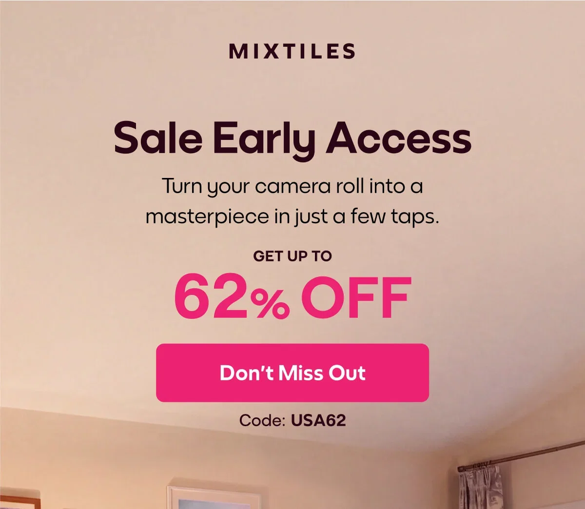 [MIXTILES] Turn your camera roll into a masterpiece in just a few taps. | ORDER NOW