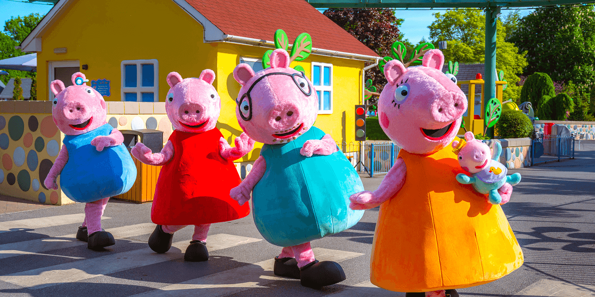 Characters at Paulton's Family Theme Park