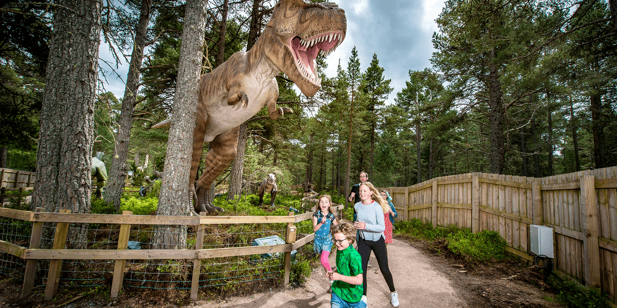 Family enjoying a day at Landmark Adventure Park