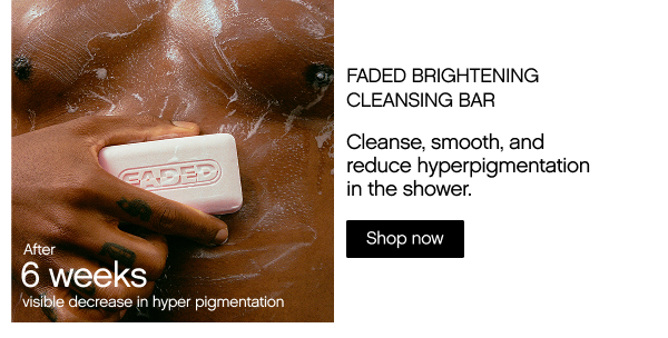 Faded Brightening Cleansing Bar