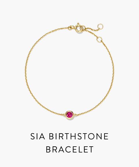Sia Birthstone Bracelet.
